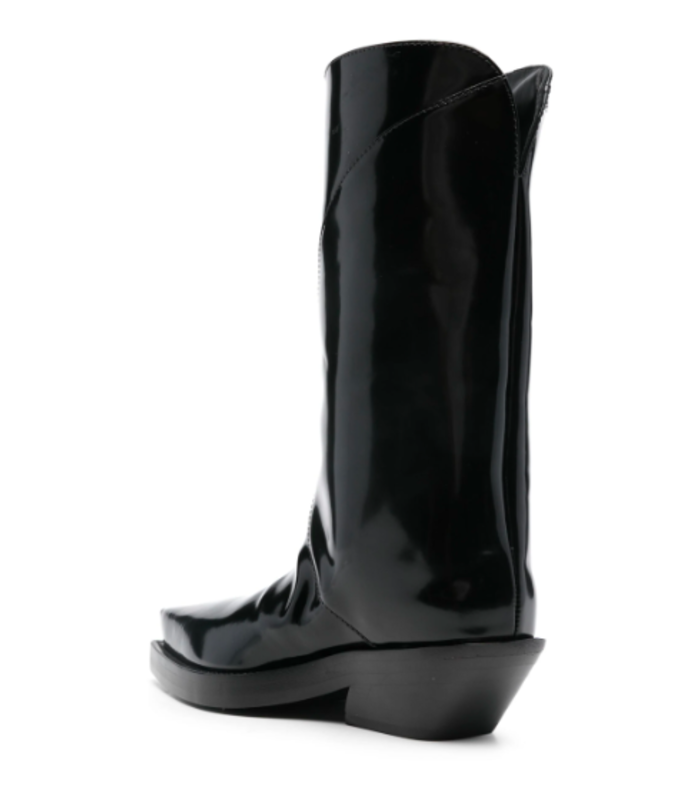 SANTIAG BOOT BRUSHED CALF BLACK