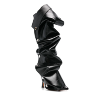 SNAP BOOTS CRACKELED BLACK