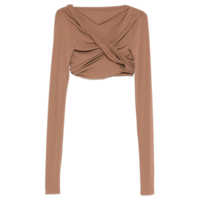 JADE LS CROP TAN