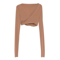 JADE LS CROP TAN