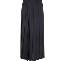 black pleated SKIRT