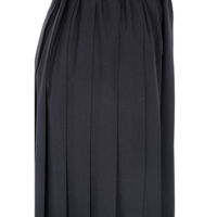 black pleated SKIRT