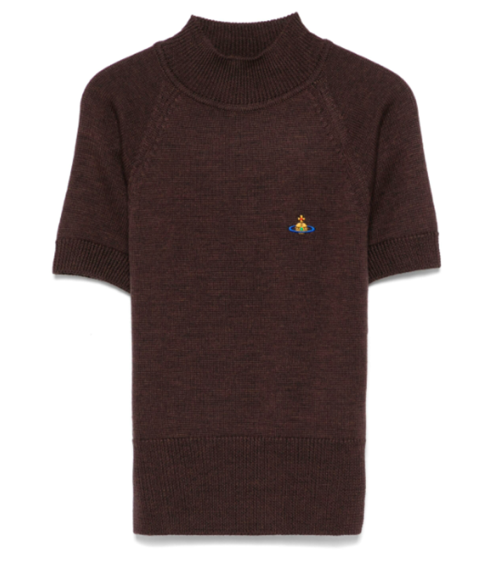 BEA TURTLENECK TOP BROWN