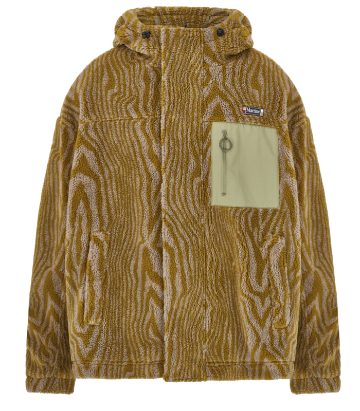 OVERSIZED FLEECE GREEN BEIGE