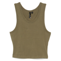 CROPPED TANK MILITARY