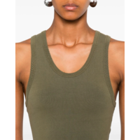 CROPPED TANK MILITARY