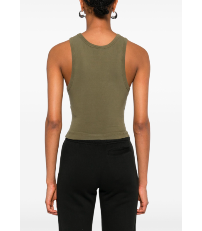 CROPPED TANK MILITARY