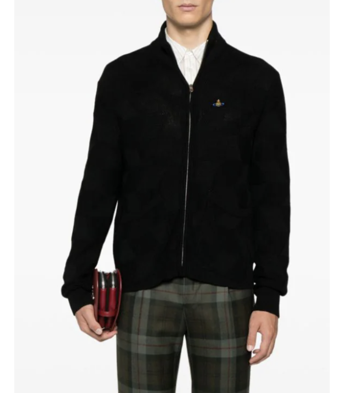 FISHERMAN ZIP-UP BLACK