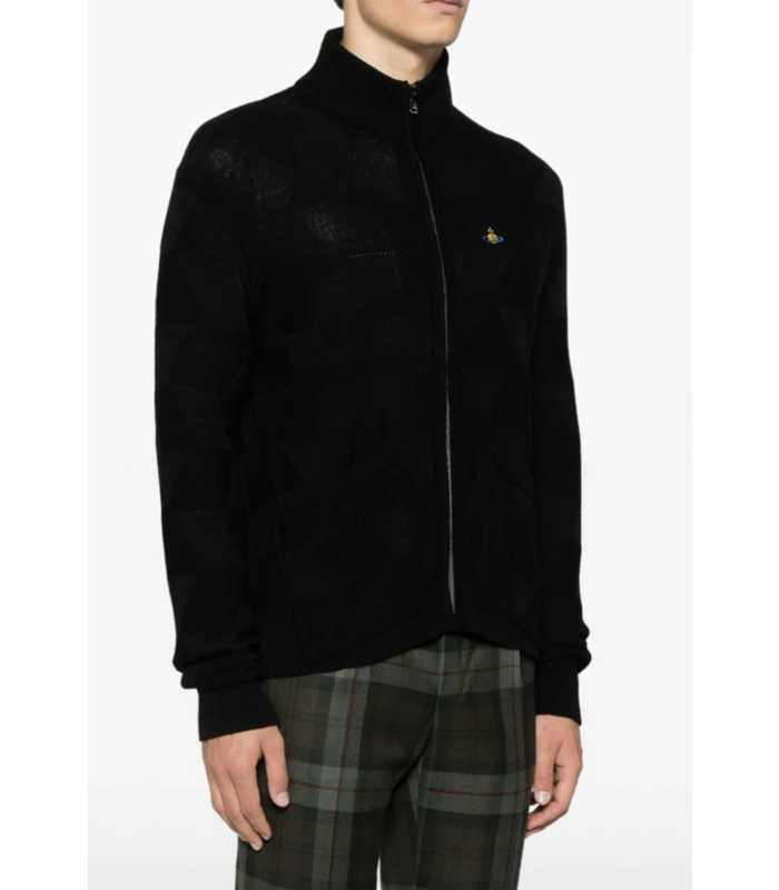 FISHERMAN ZIP-UP BLACK
