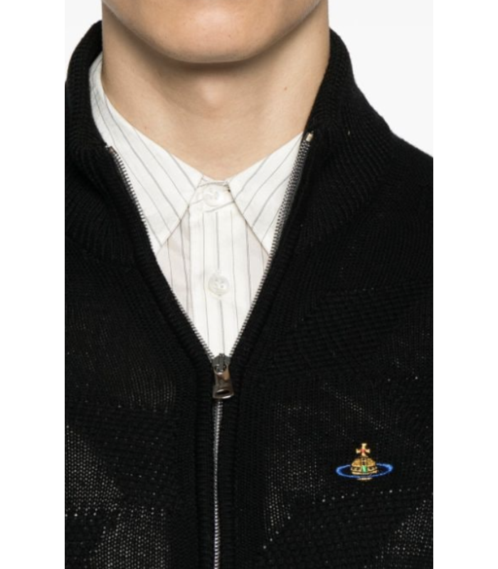 FISHERMAN ZIP-UP BLACK