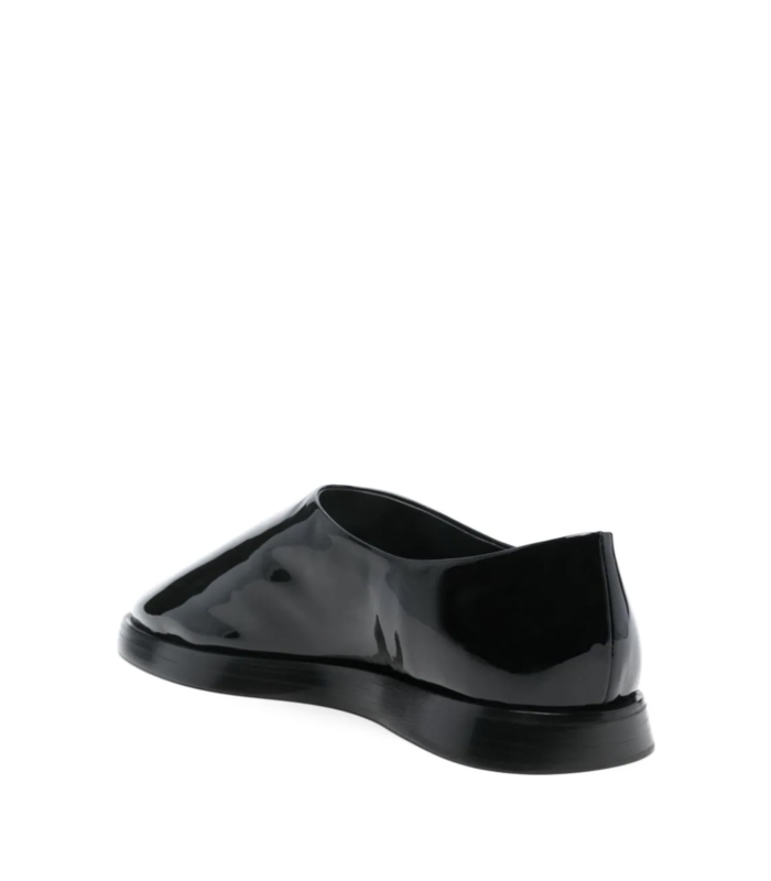 MULE L PATENT BLACK