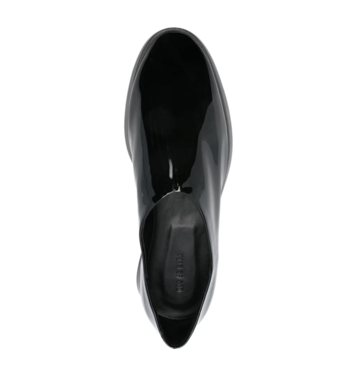 MULE L PATENT BLACK