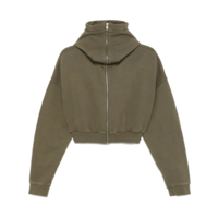CROPPED FULL ZIP MILITARY