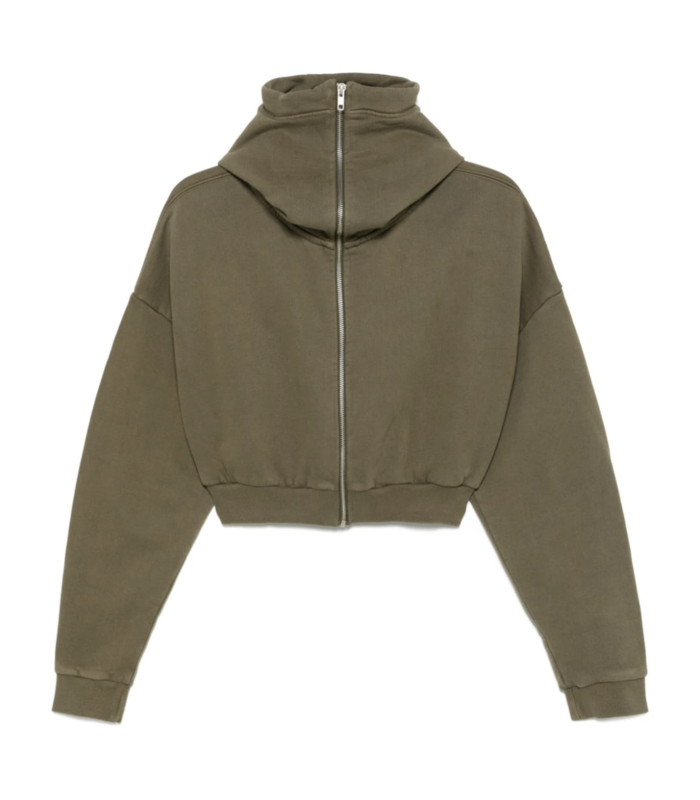 CROPPED FULL ZIP MILITARY