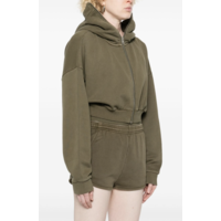 CROPPED FULL ZIP MILITARY