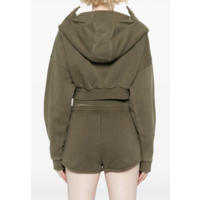 CROPPED FULL ZIP MILITARY