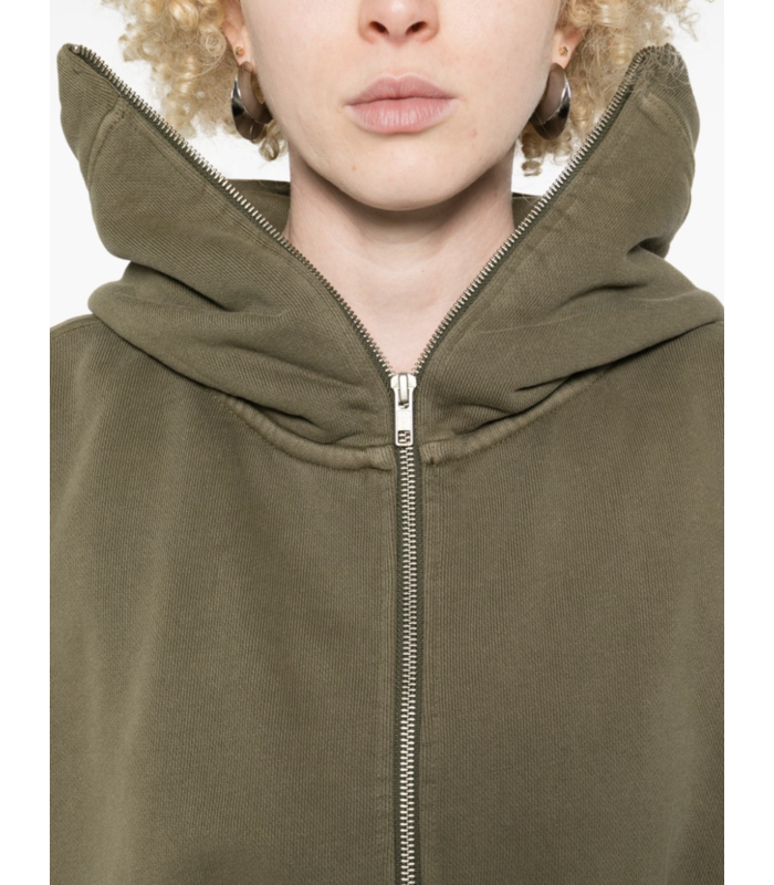 CROPPED FULL ZIP MILITARY