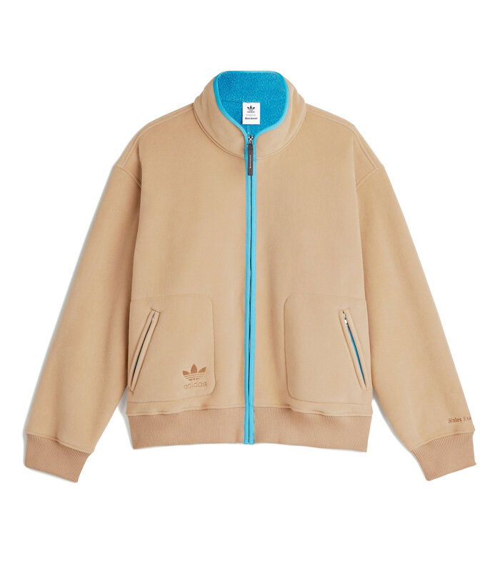 WALES BONNER FLEECE JACKET CARDBOARD