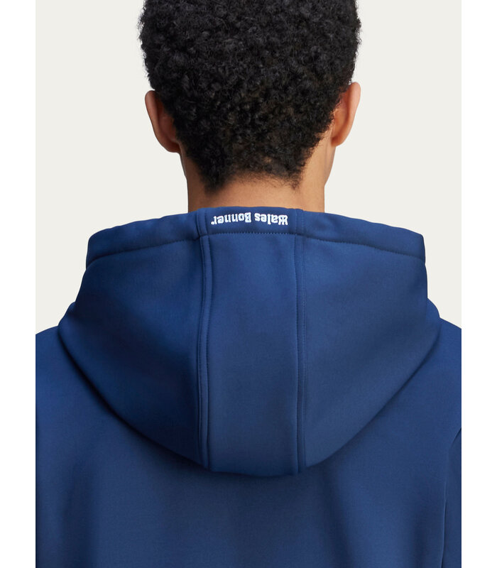 WALES BONNER TRACK HOODIE COLLEGIATE NAVY