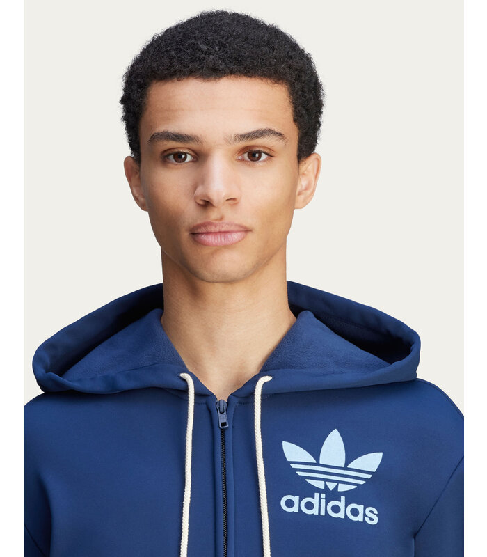 WALES BONNER TRACK HOODIE COLLEGIATE NAVY