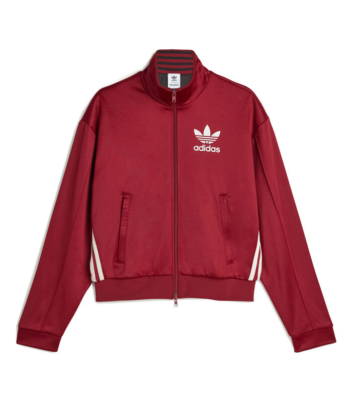 WALES BONNER W TRACK TOP COLLEGIATE BURGUNDY