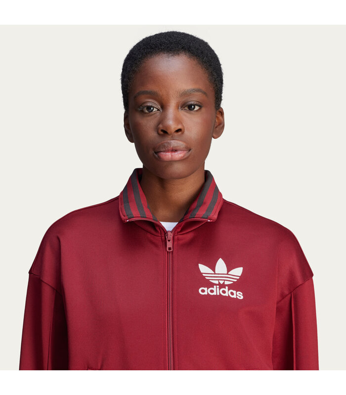 WALES BONNER W TRACK TOP COLLEGIATE BURGUNDY