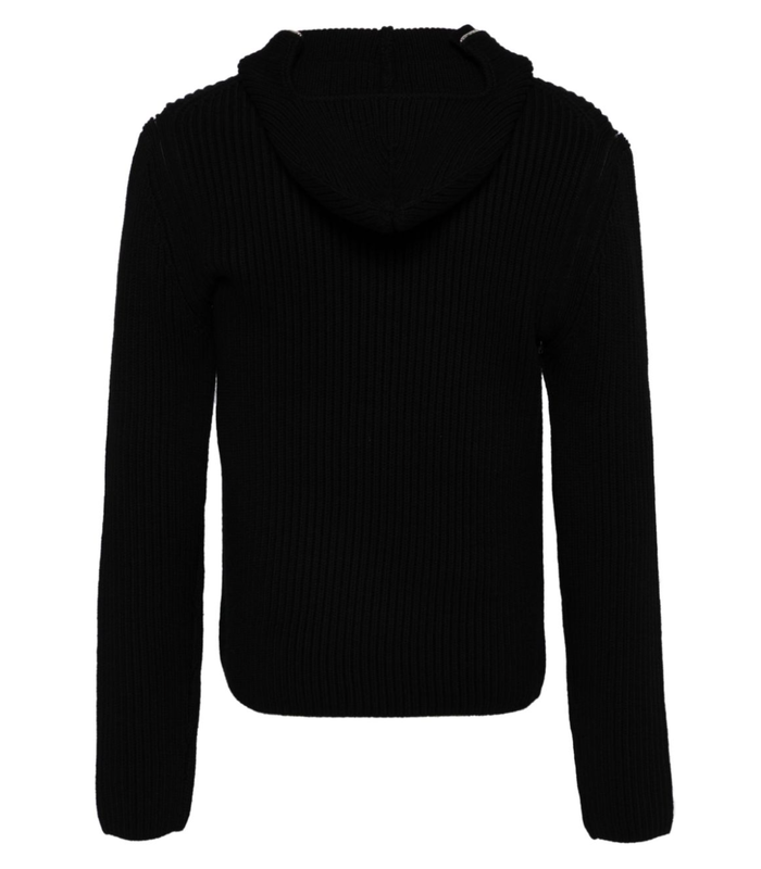 DE SAFETY ZIP UP WOO BLACK