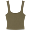 ENTIRE STUDIOS SQUARE NECK TANK MILITARY