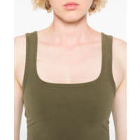 SQUARE NECK TANK MILITARY