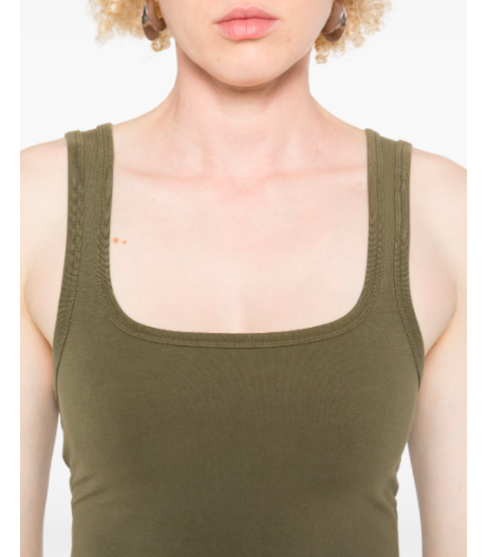 SQUARE NECK TANK MILITARY