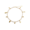 VIVIENNE WESTWOOD ANGLO PEARL NECKLACE GOLD / CREAMROSE PEARL