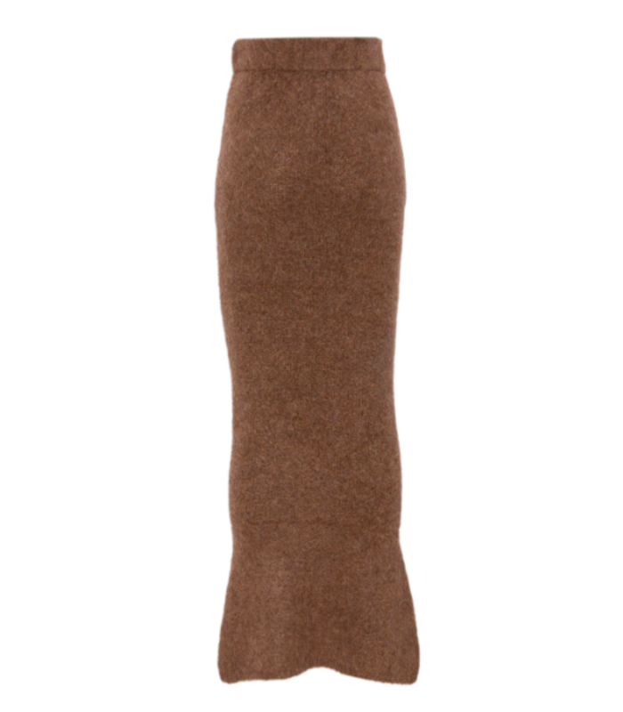 KNIT TUBE SKIRT RYE