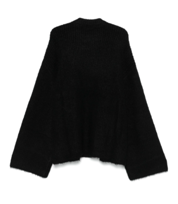 HEAVY KNIT CREW CROW
