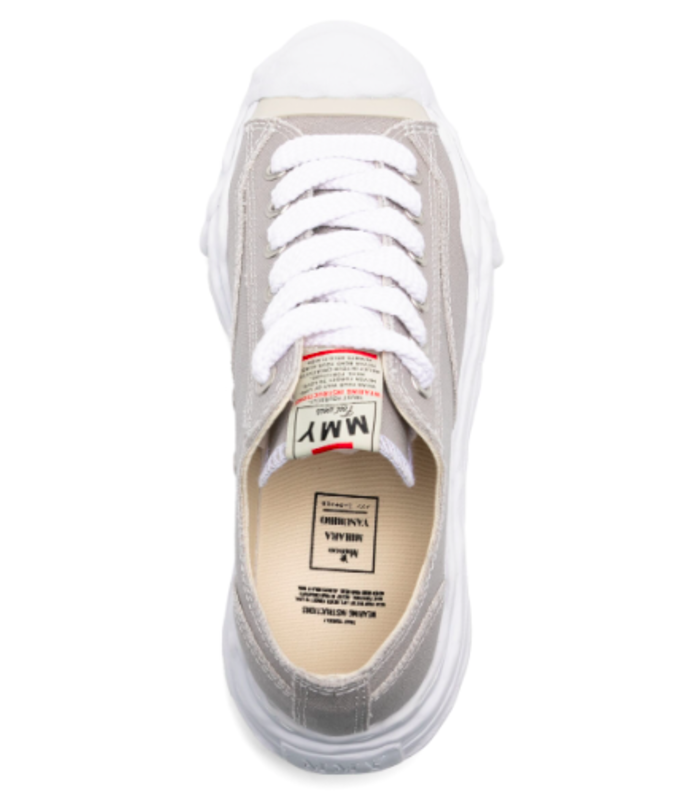 HANK LOW ORIGINAL SOLE CANVAS LOW TOP SNEAKER GRAY