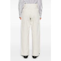 HUGE DETAIL DENIM PANTS WHITE