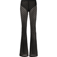 MISBHV MESH MONOGRAM TROUSERS BLACK