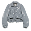 MAISON MIHARA YASUHIRO ENAMEL BLOUSON GRAY MAISON MIHARA YASUHIRO ENAMEL BLOUSON GRAY