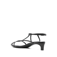 CAGE SANDAL KITTEN HEEL BLACK