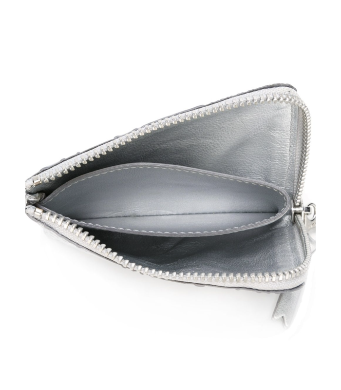 WALLET LOGOTYPE SILVER