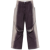 THE ATTICO LONG PANT PURPLE/WHITE