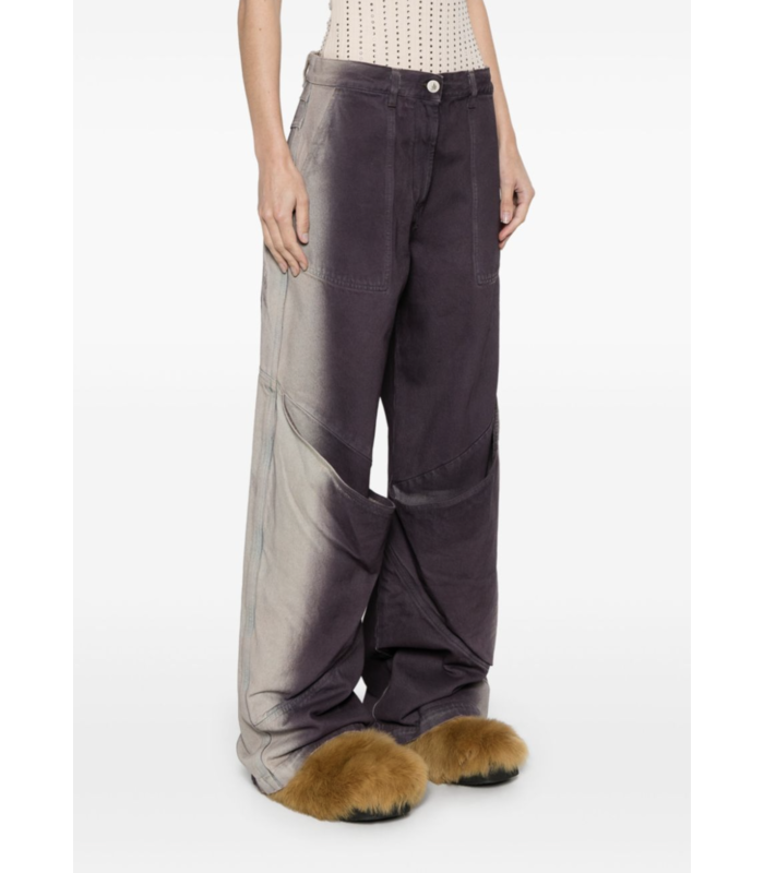 LONG PANT PURPLE/WHITE