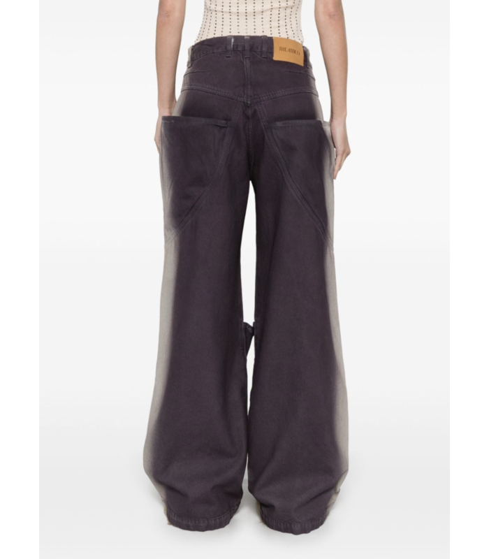 LONG PANT PURPLE/WHITE