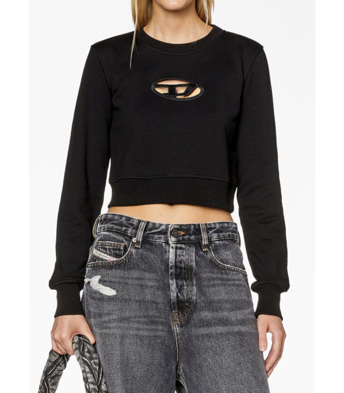 CROPPED SWEATSHIRT SLIMMY OD BLACK