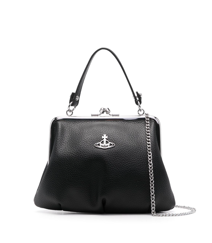 GRANNY FRAME PURSE BLACK