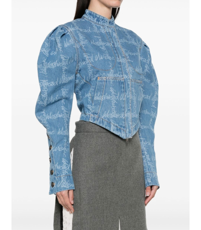 FILLI JACKET GRID/BLUE