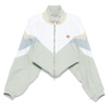 MAISON MIHARA YASUHIRO CROPPED NYLON TRACK JACKET GRAY