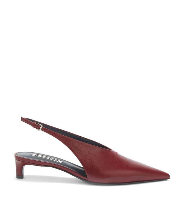 SLING BACK CHILI RED