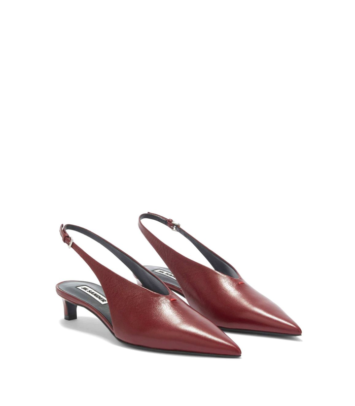 SLING BACK CHILI RED