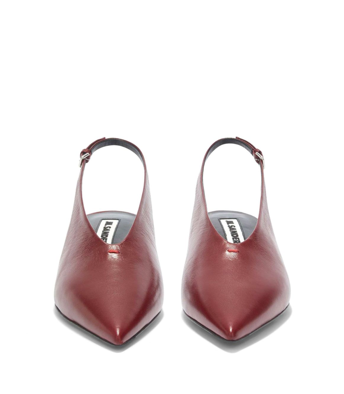 SLING BACK CHILI RED