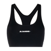JIL SANDER STRETCH TECHNICAL SPORTSWEAR JERSEY BLACK